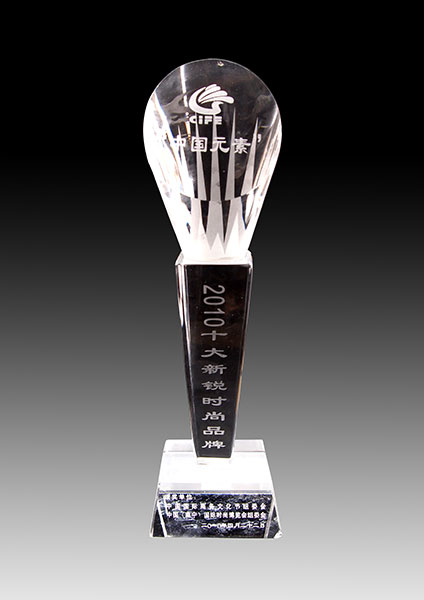 2010年(nián)，榮獲“十大(dà)新銳時(shí)尚品牌獎“